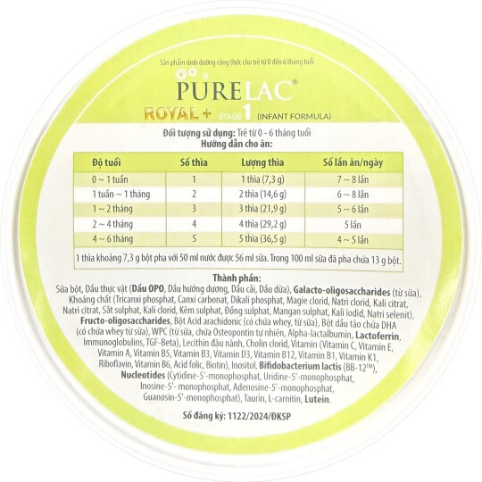 PureLac Royal Plus Stage 1 - 260g